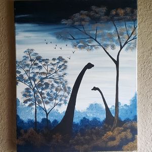 Acrylic painting on 16x20 canvas